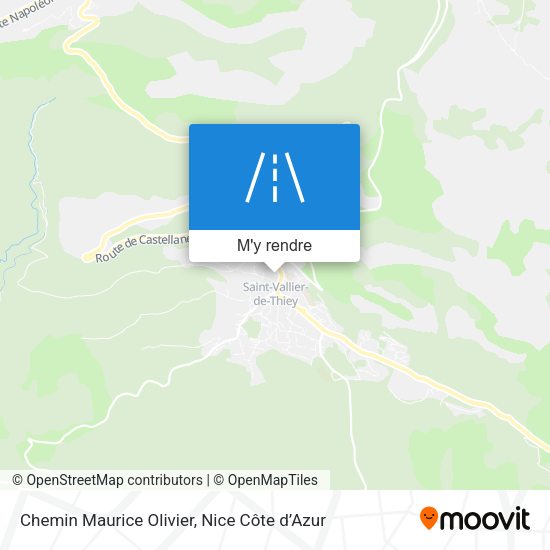 Chemin Maurice Olivier plan