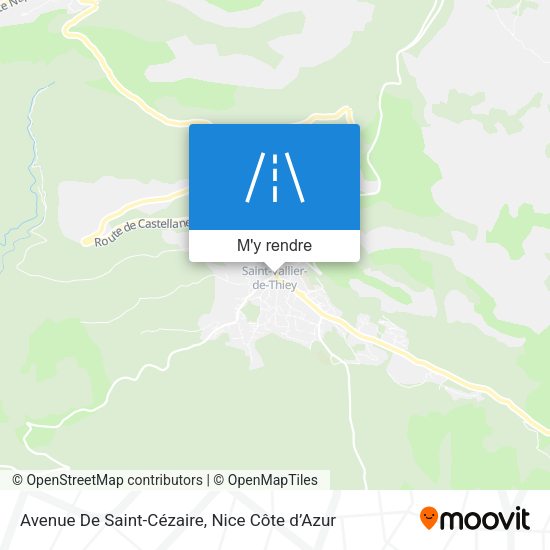 Avenue De Saint-Cézaire plan