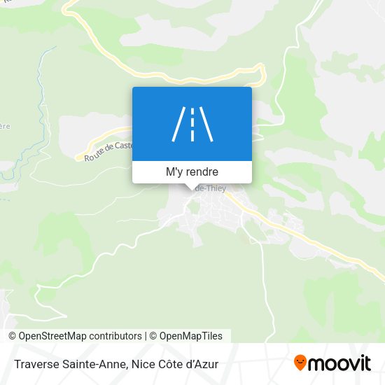 Traverse Sainte-Anne plan