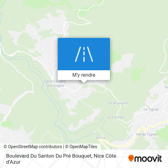 Boulevard Du Santon Du Pré Bouquet plan