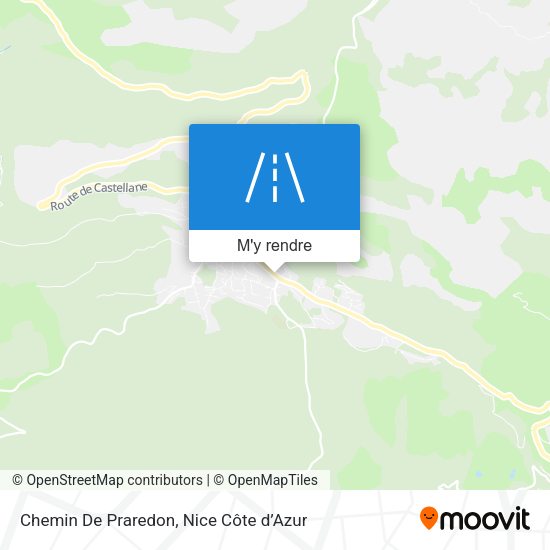 Chemin De Praredon plan