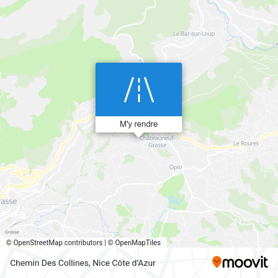 Chemin Des Collines plan