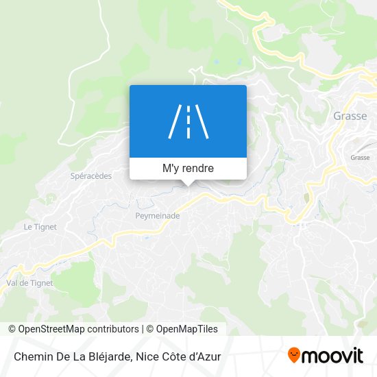 Chemin De La Bléjarde plan