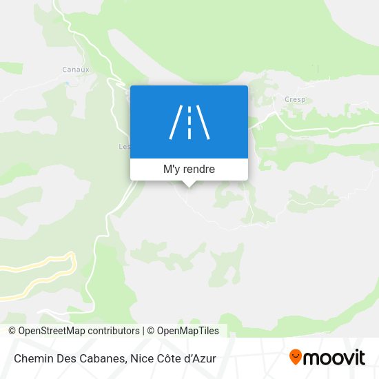 Chemin Des Cabanes plan