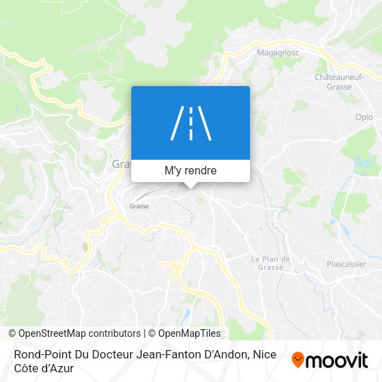 Rond-Point Du Docteur Jean-Fanton D'Andon plan