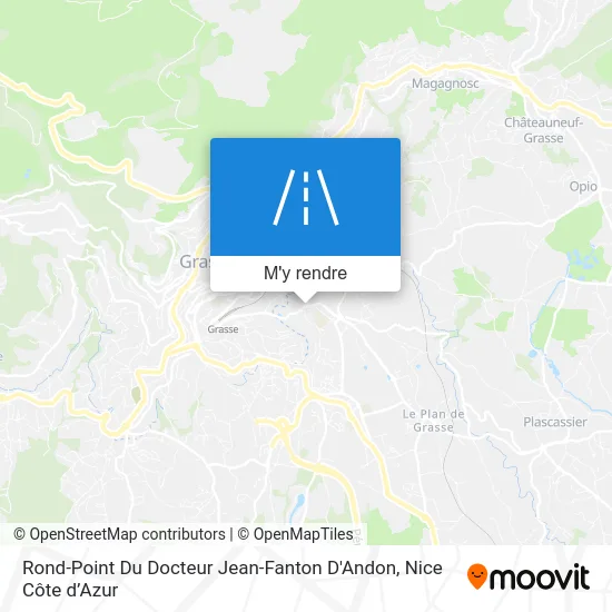 Rond-Point Du Docteur Jean-Fanton D'Andon plan