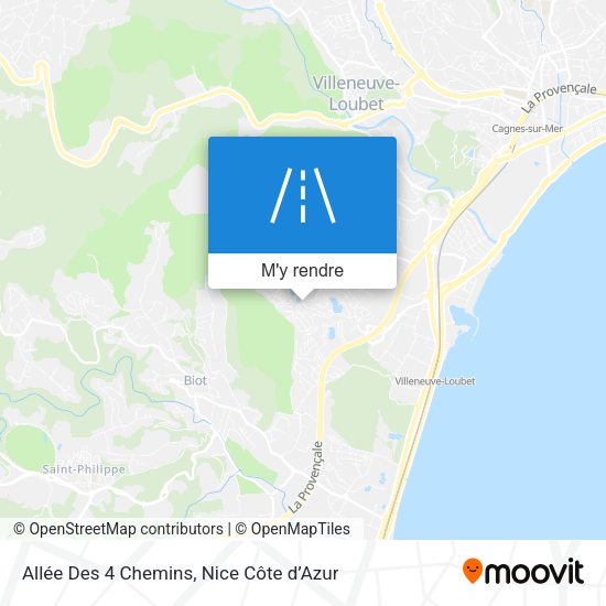 Allée Des 4 Chemins plan