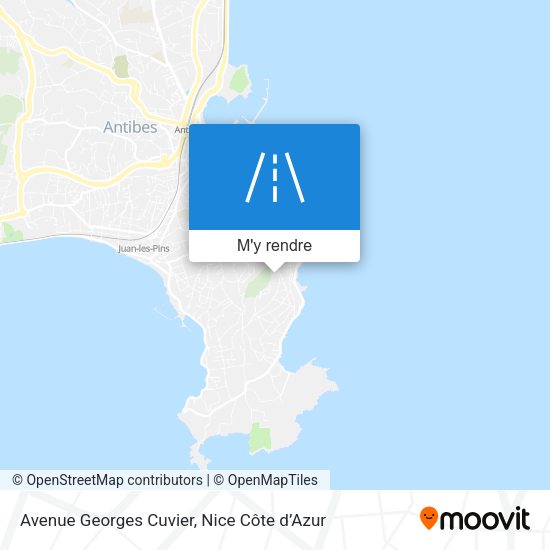 Avenue Georges Cuvier plan