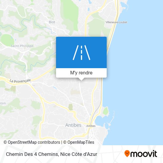 Chemin Des 4 Chemins plan
