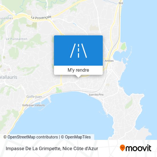 Impasse De La Grimpette plan