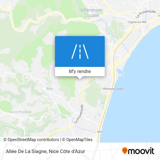 Allée De La Siagne plan