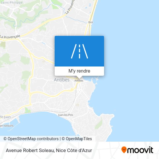 Avenue Robert Soleau plan