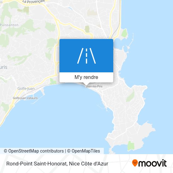 Rond-Point Saint-Honorat plan