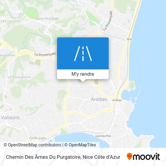 Chemin Des Âmes Du Purgatoire plan