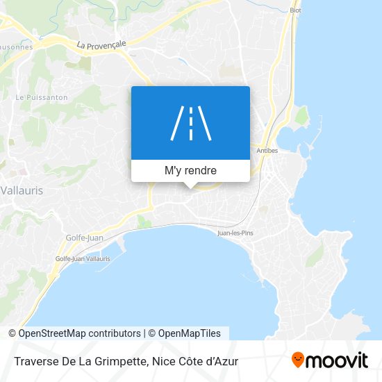 Traverse De La Grimpette plan