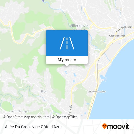 Allée Du Cros plan