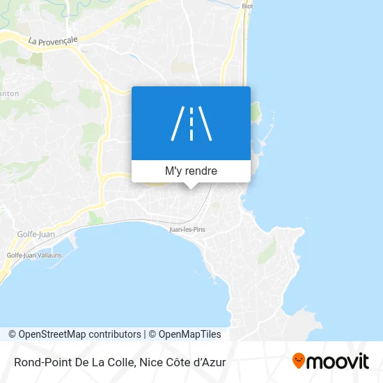 Rond-Point De La Colle plan