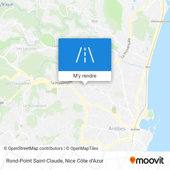 Rond-Point Saint-Claude plan