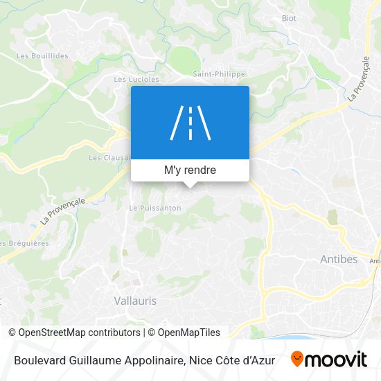 Boulevard Guillaume Appolinaire plan