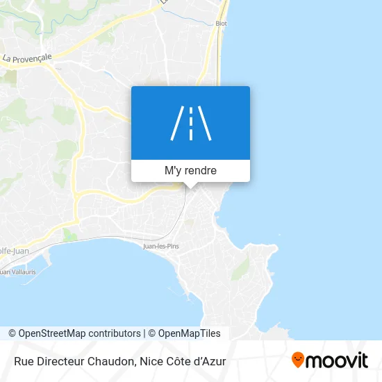 Rue Directeur Chaudon plan