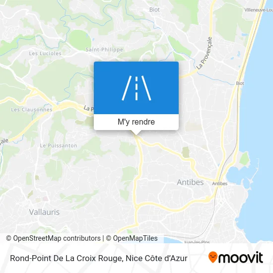 Rond-Point De La Croix Rouge plan