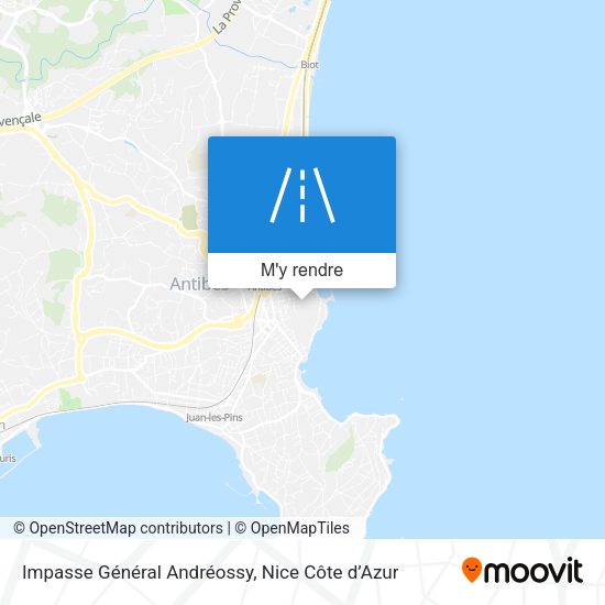 Impasse Général Andréossy plan