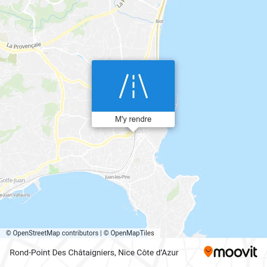 Rond-Point Des Châtaigniers plan