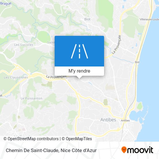 Chemin De Saint-Claude plan