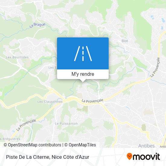 Piste De La Citerne plan