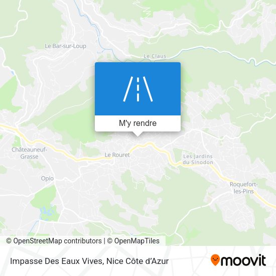 Impasse Des Eaux Vives plan