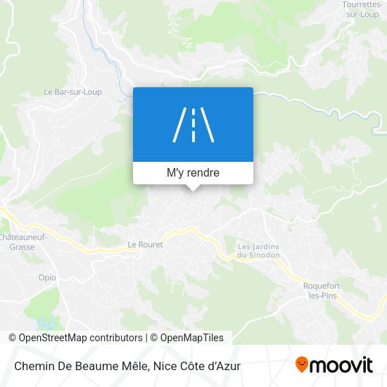 Chemin De Beaume Mêle plan