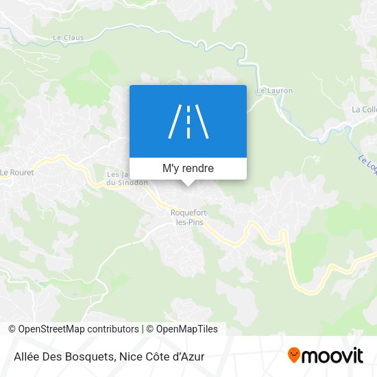 Allée Des Bosquets plan
