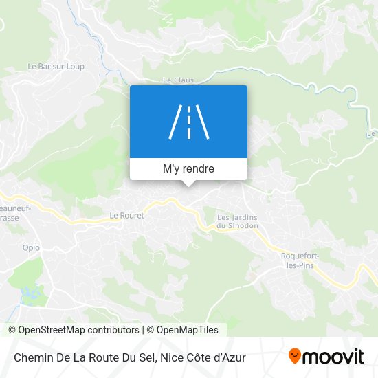 Chemin De La Route Du Sel plan