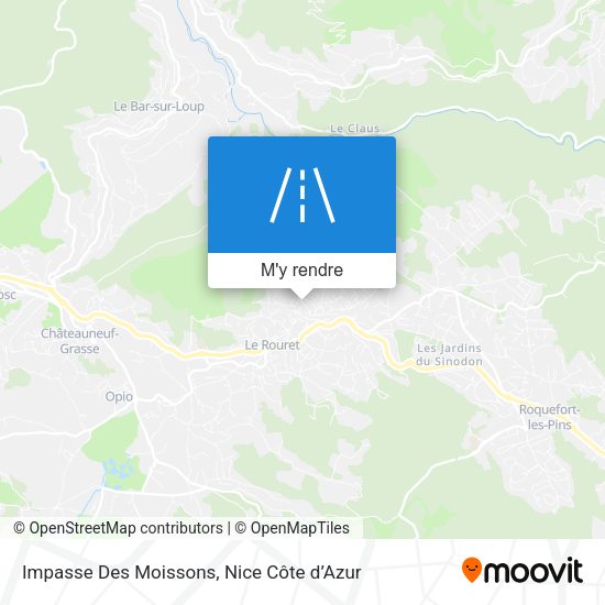 Impasse Des Moissons plan