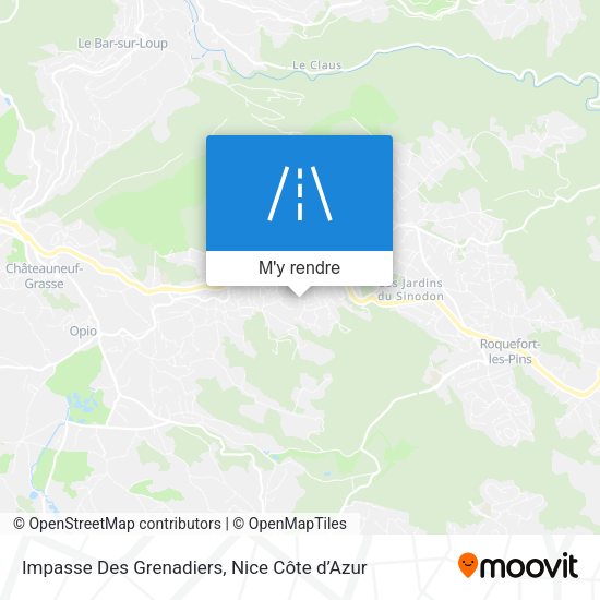 Impasse Des Grenadiers plan
