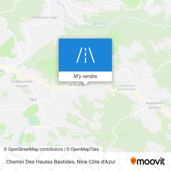 Chemin Des Hautes Bastides plan
