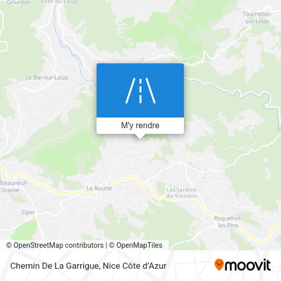 Chemin De La Garrigue plan