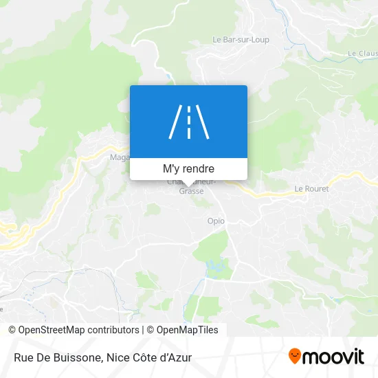 Rue De Buissone plan