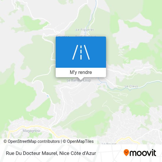 Rue Du Docteur Maurel plan