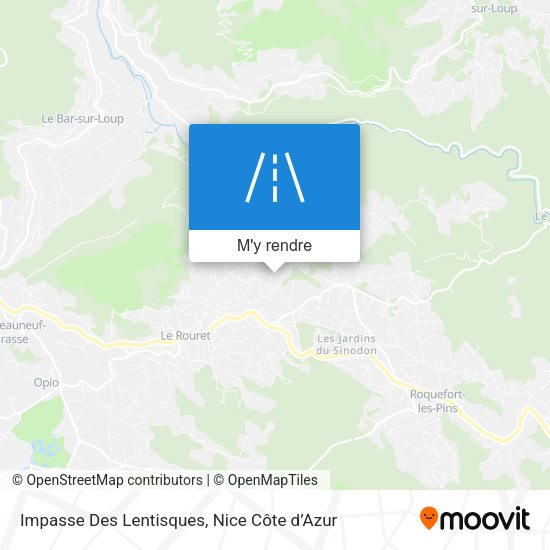 Impasse Des Lentisques plan