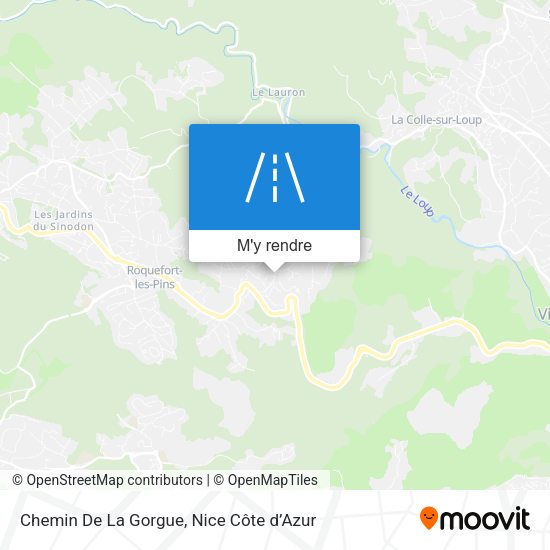 Chemin De La Gorgue plan