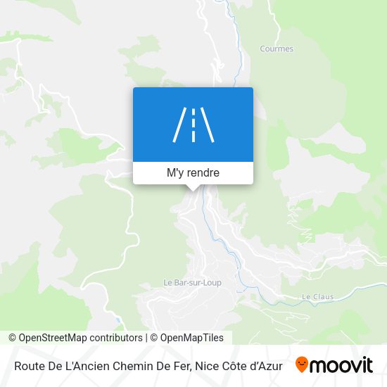 Route De L'Ancien Chemin De Fer plan