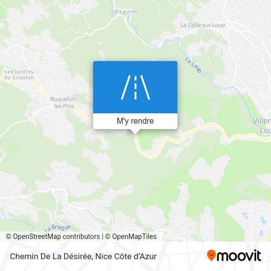 Chemin De La Désirée plan