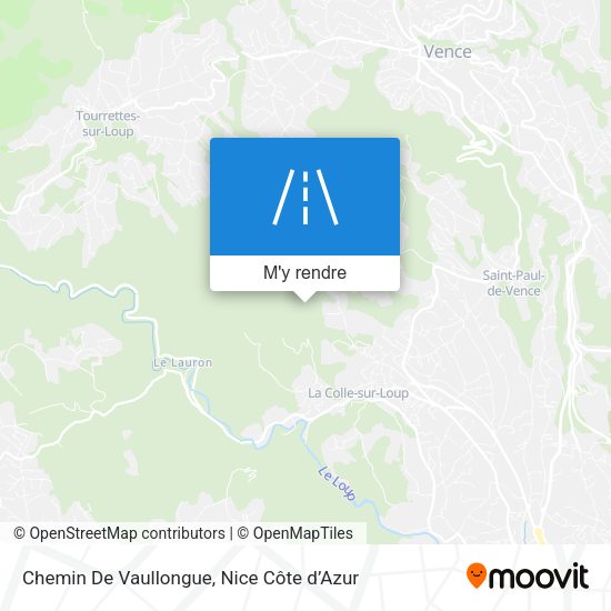 Chemin De Vaullongue plan