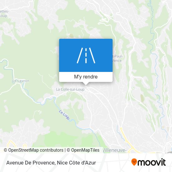 Avenue De Provence plan