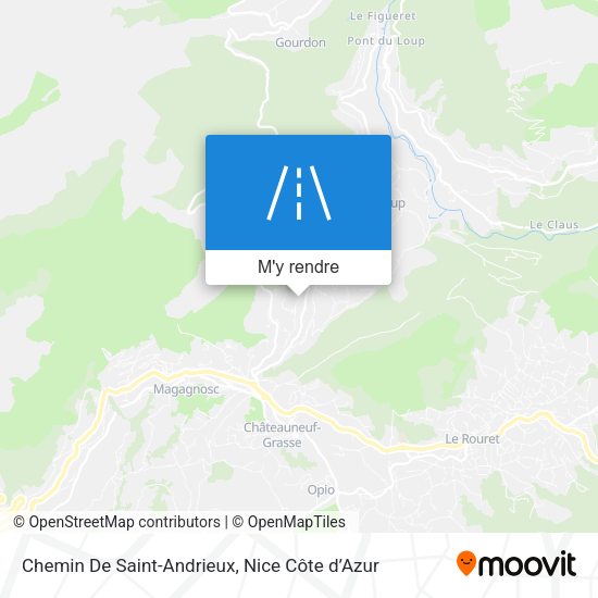 Chemin De Saint-Andrieux plan