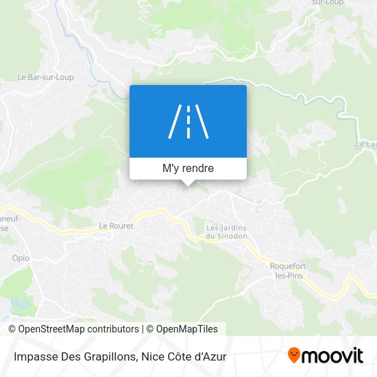Impasse Des Grapillons plan