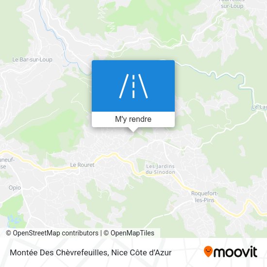 Montée Des Chèvrefeuilles plan