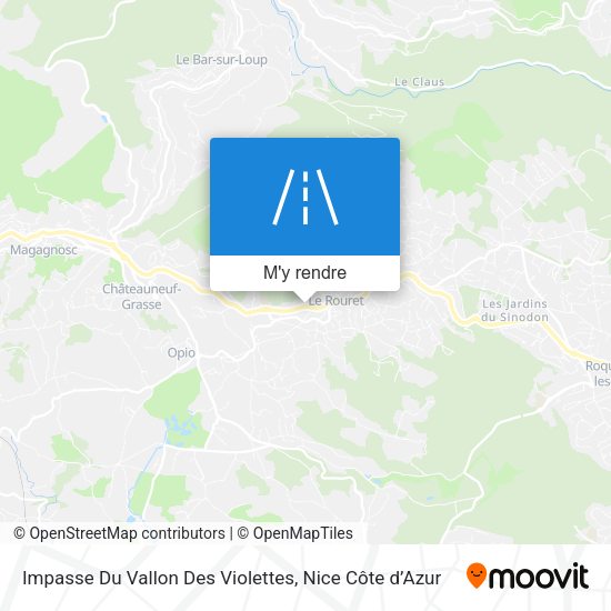 Impasse Du Vallon Des Violettes plan