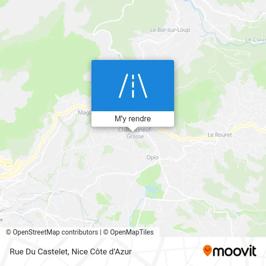 Rue Du Castelet plan